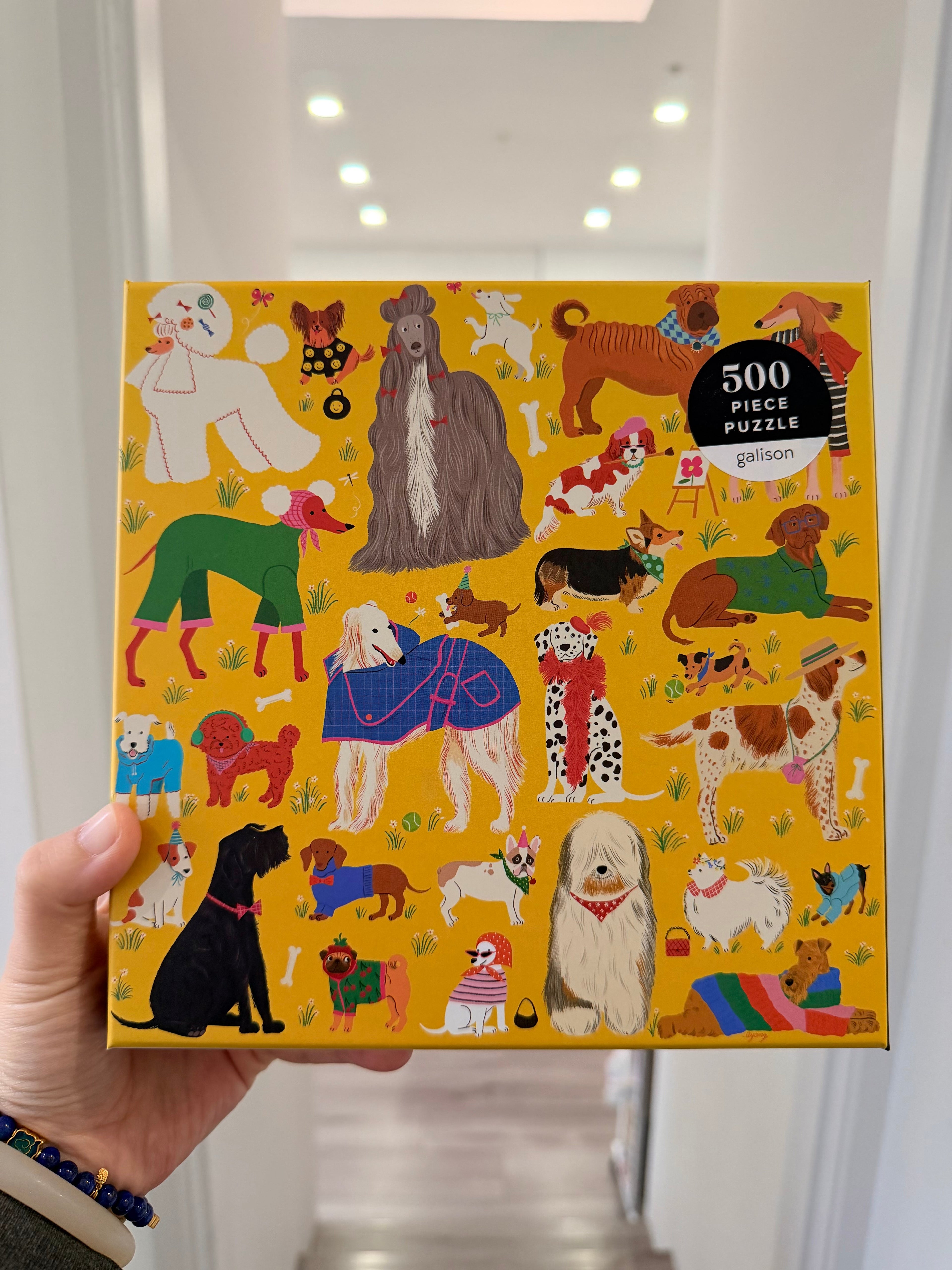 Galison | 500 Pieces | Fashionable Dogs Puzzle