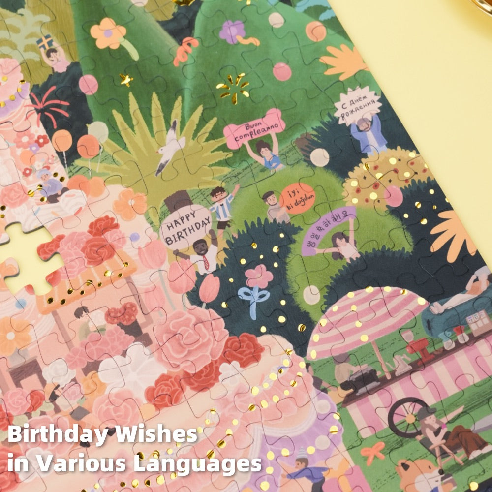 YouthWill | 500 Pieces | Birthday Party Foil Puzzle