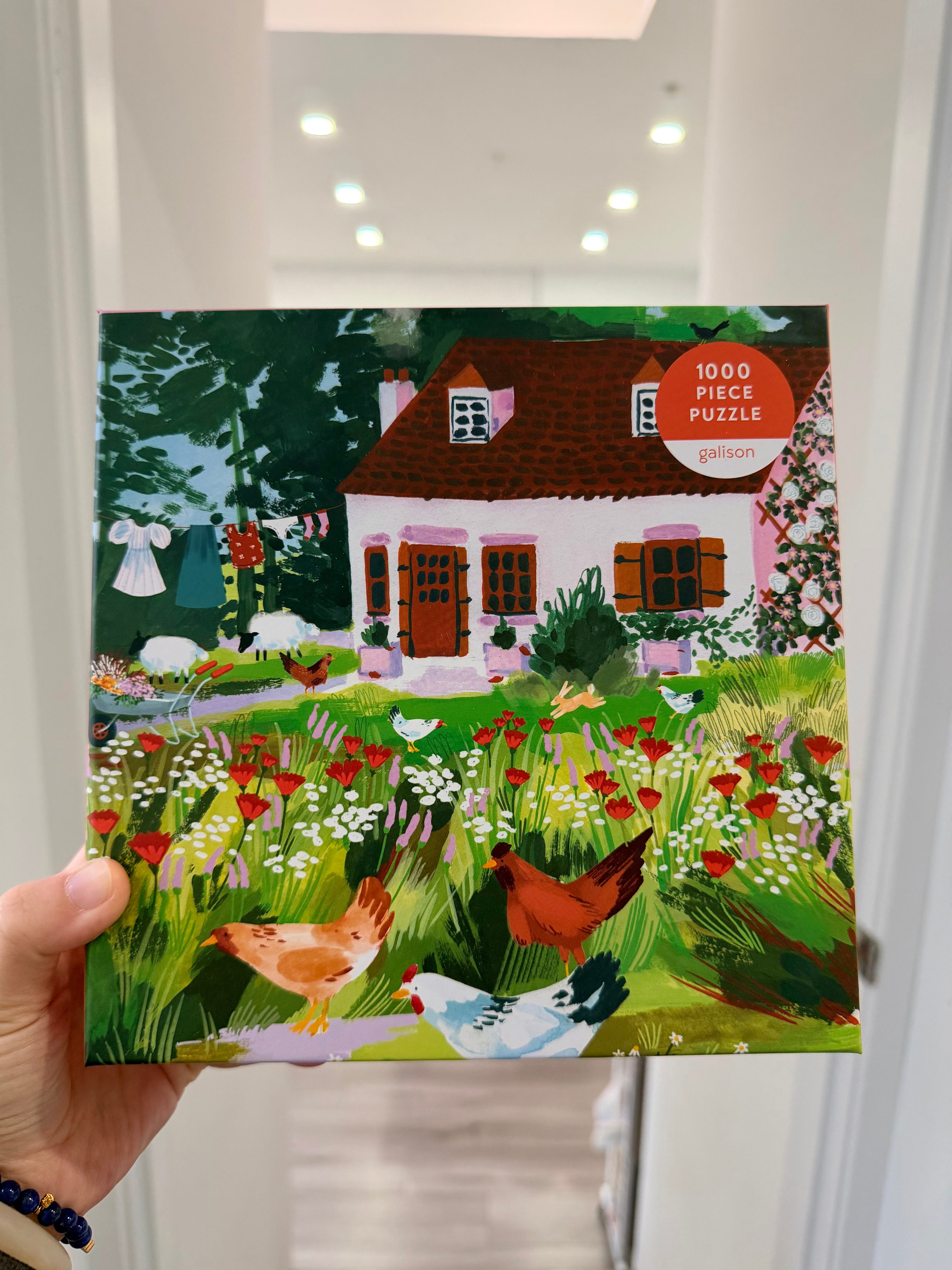 Galison | 1000 Pieces | Cottage Wildflowers Puzzle