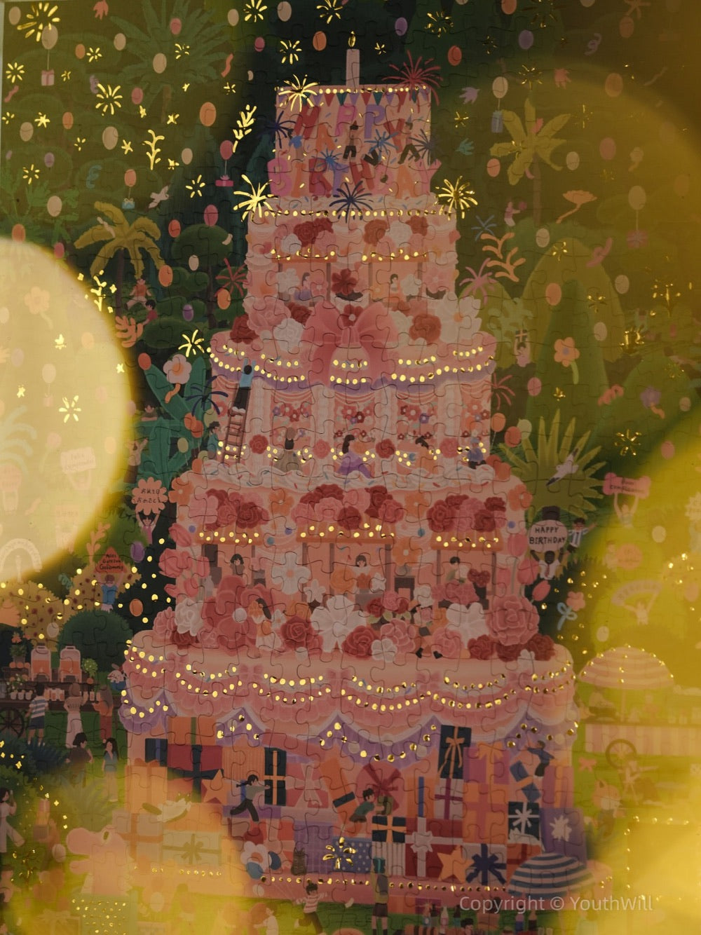 YouthWill | 500 Pieces | Birthday Party Foil Puzzle