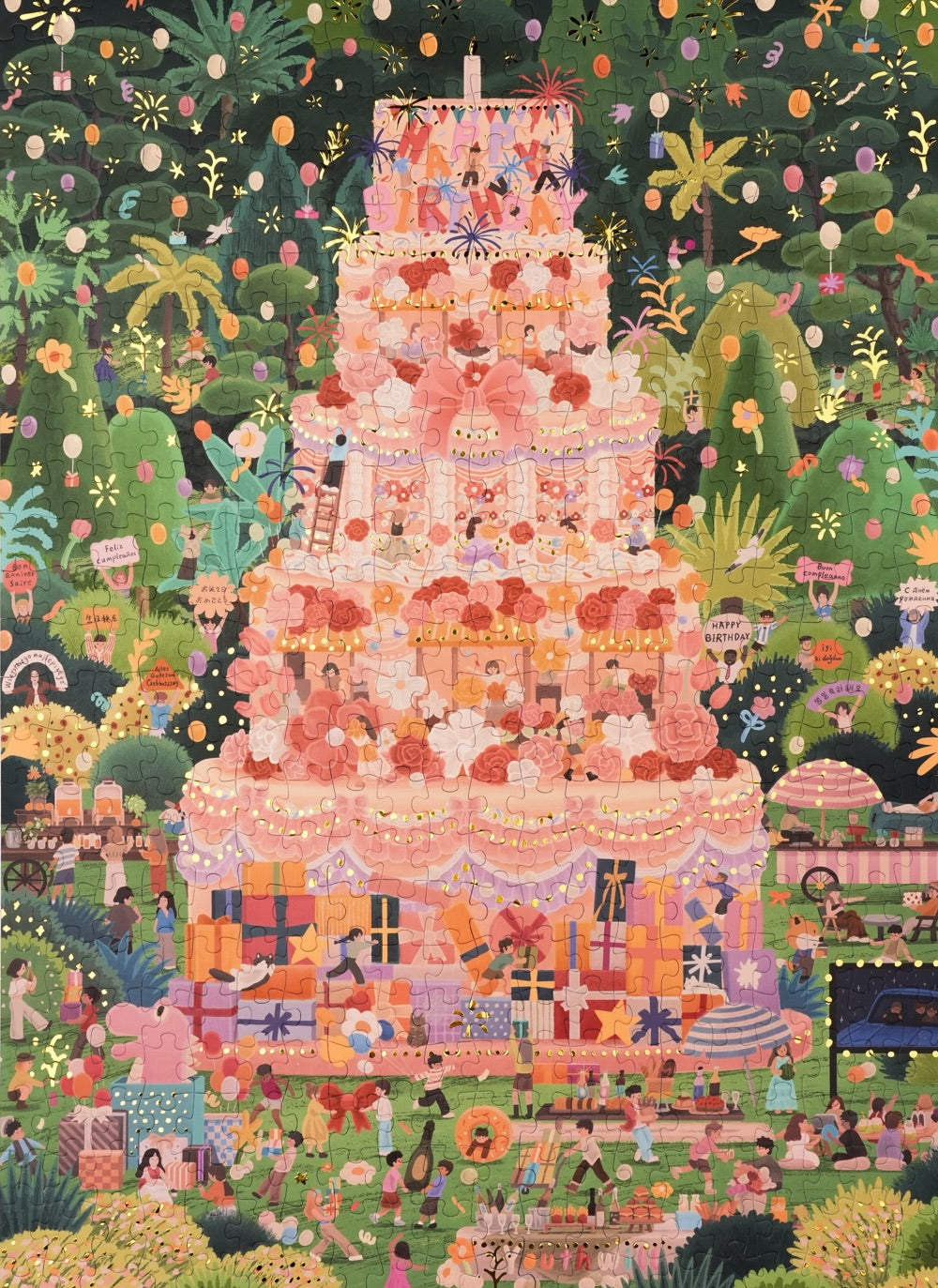 YouthWill | 500 Pieces | Birthday Party Foil Puzzle