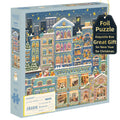 YouthWill | 500 Pieces | Merry Snowy Night Foil Puzzle