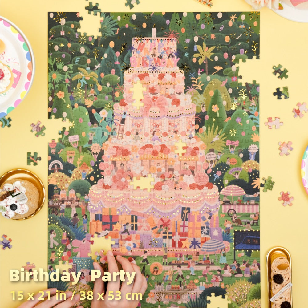 YouthWill | 500 Pieces | Birthday Party Foil Puzzle