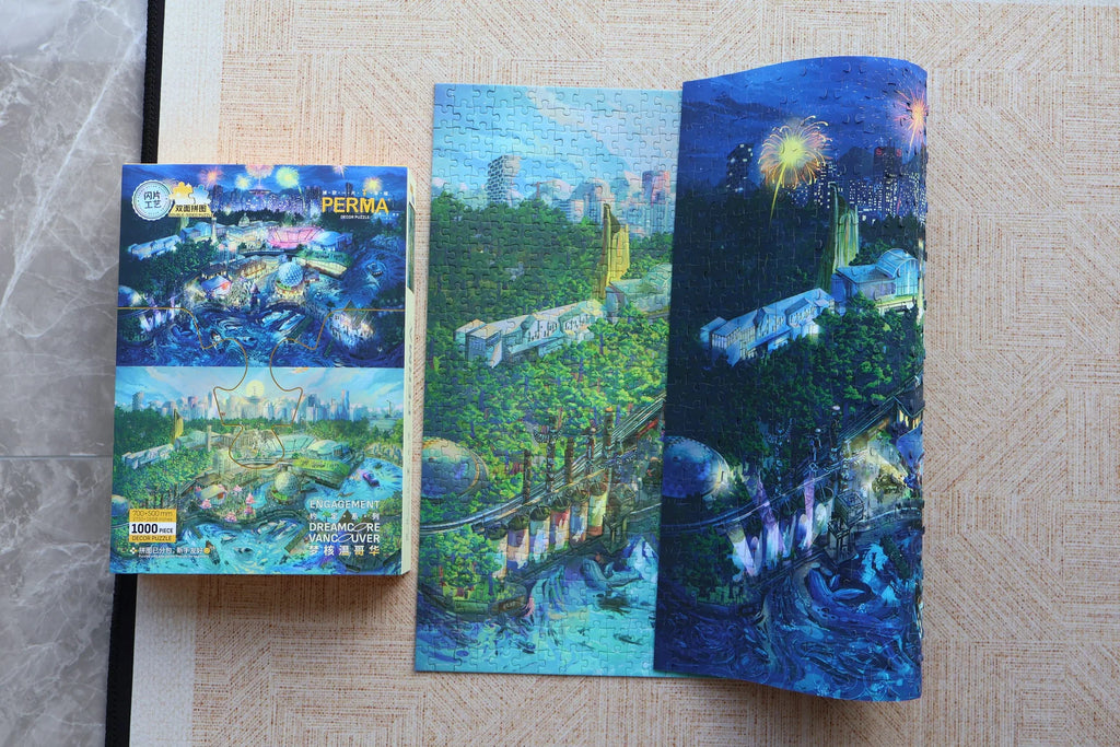 Perma | 1000 Pieces | Dreamcore Vancouver Double-Sided 梦核温哥华双面拼图