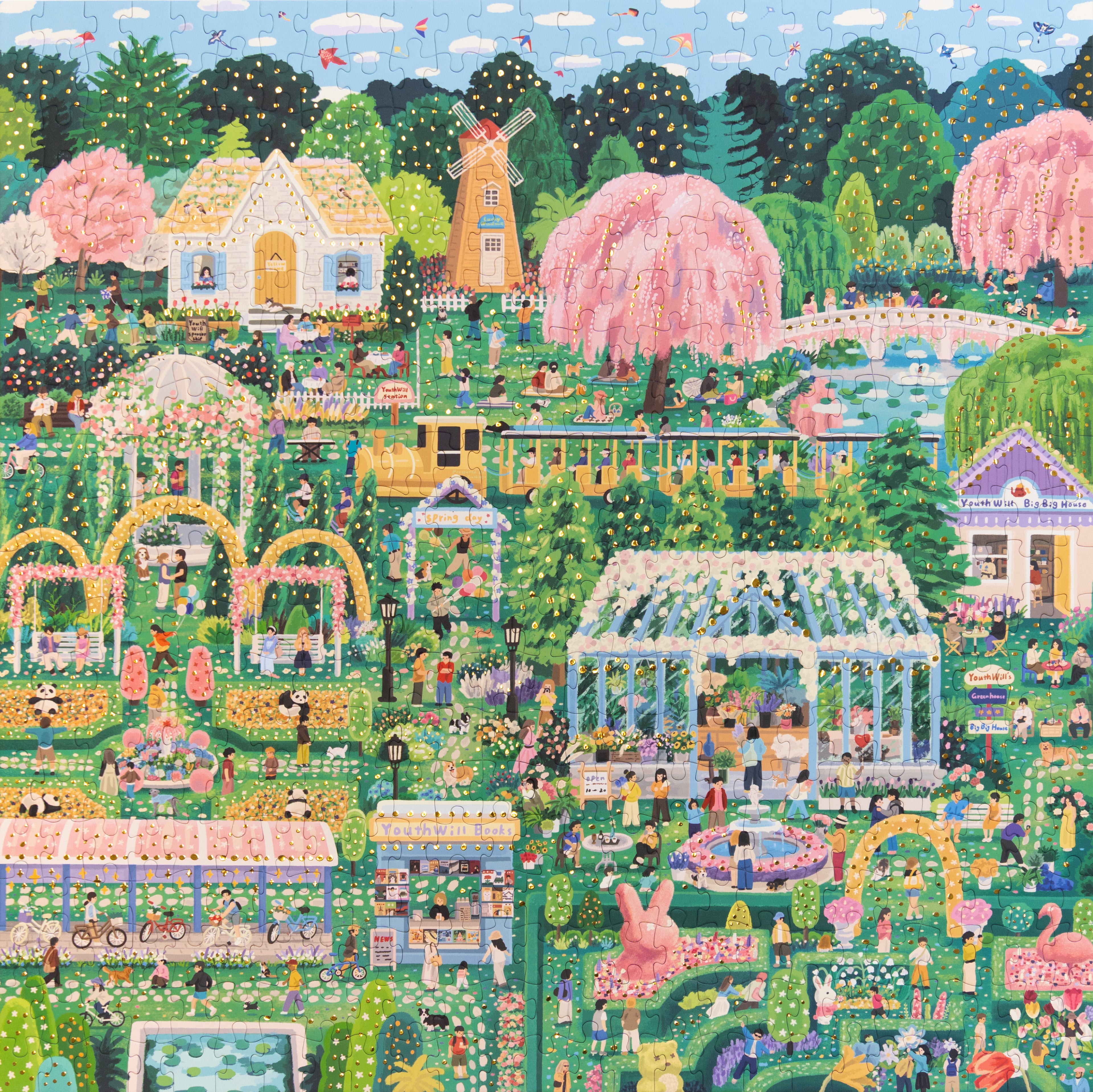 YouthWill | 500 Pieces | Spring Day Foil Puzzle