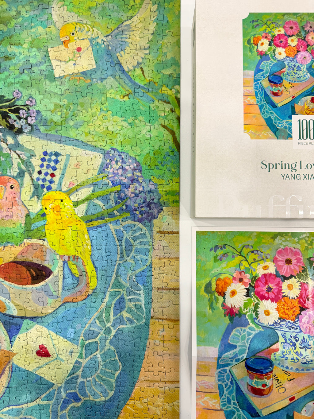 PuffinKids | 1000 Pieces |Spring Love Letter