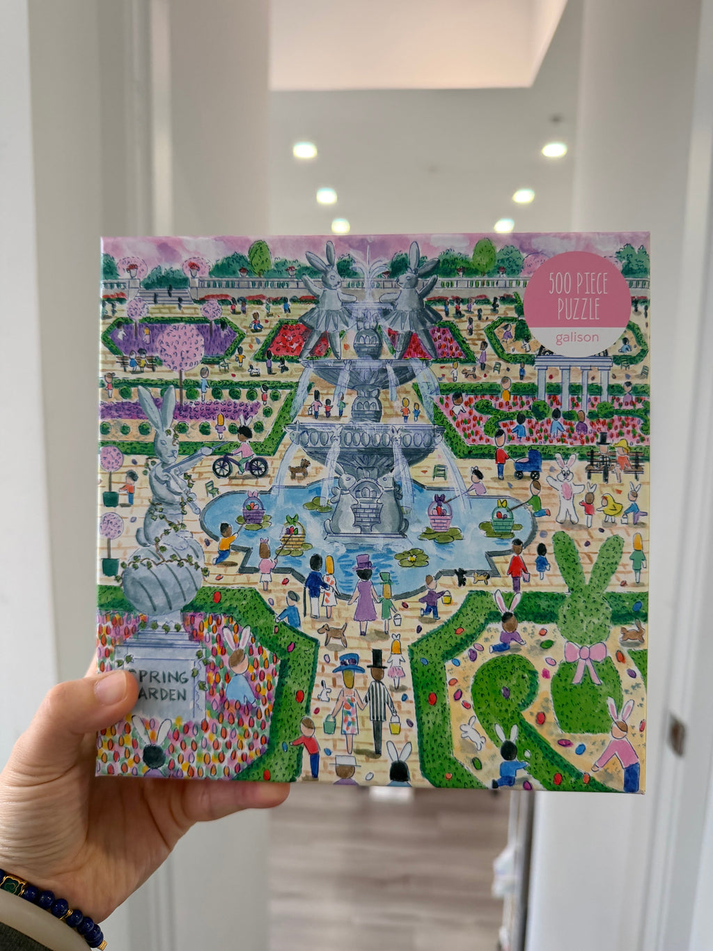 Galison | 500 Pieces | Spring Egg Hunt Puzzle