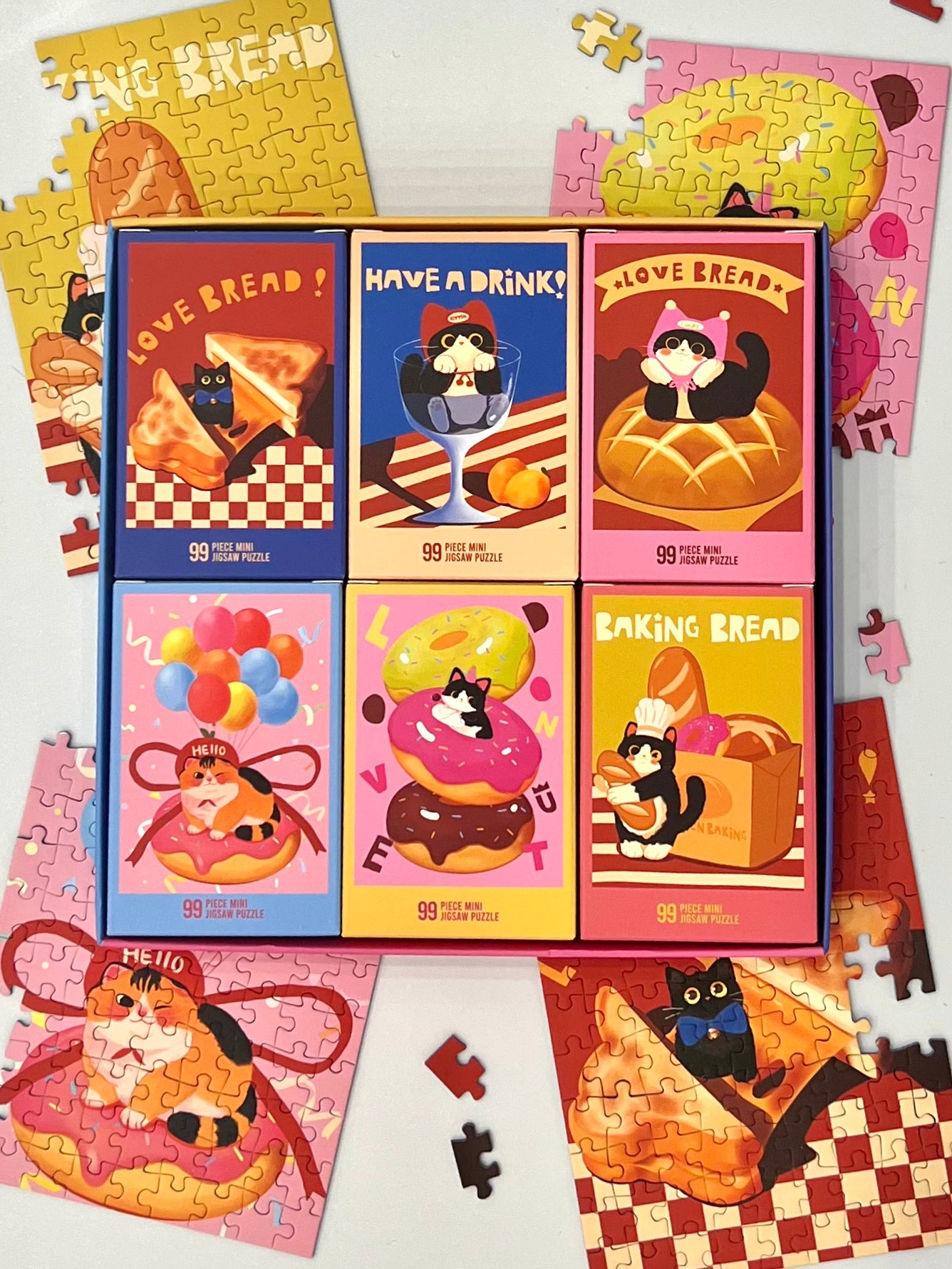 PuffinKids | Puzzle Set | Baking Cat