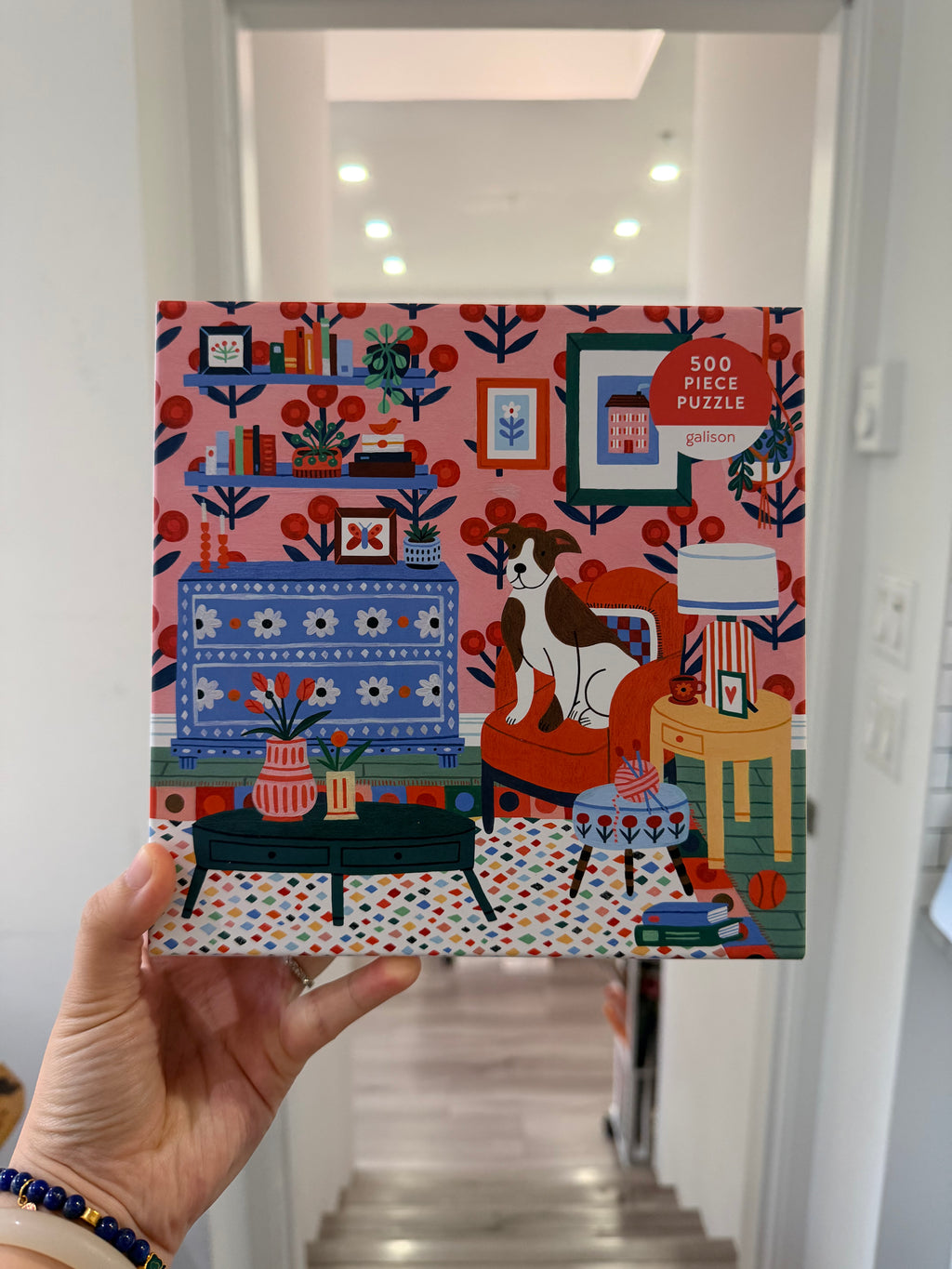 Galison | 500 Pieces | Pattern & Petal Puzzle