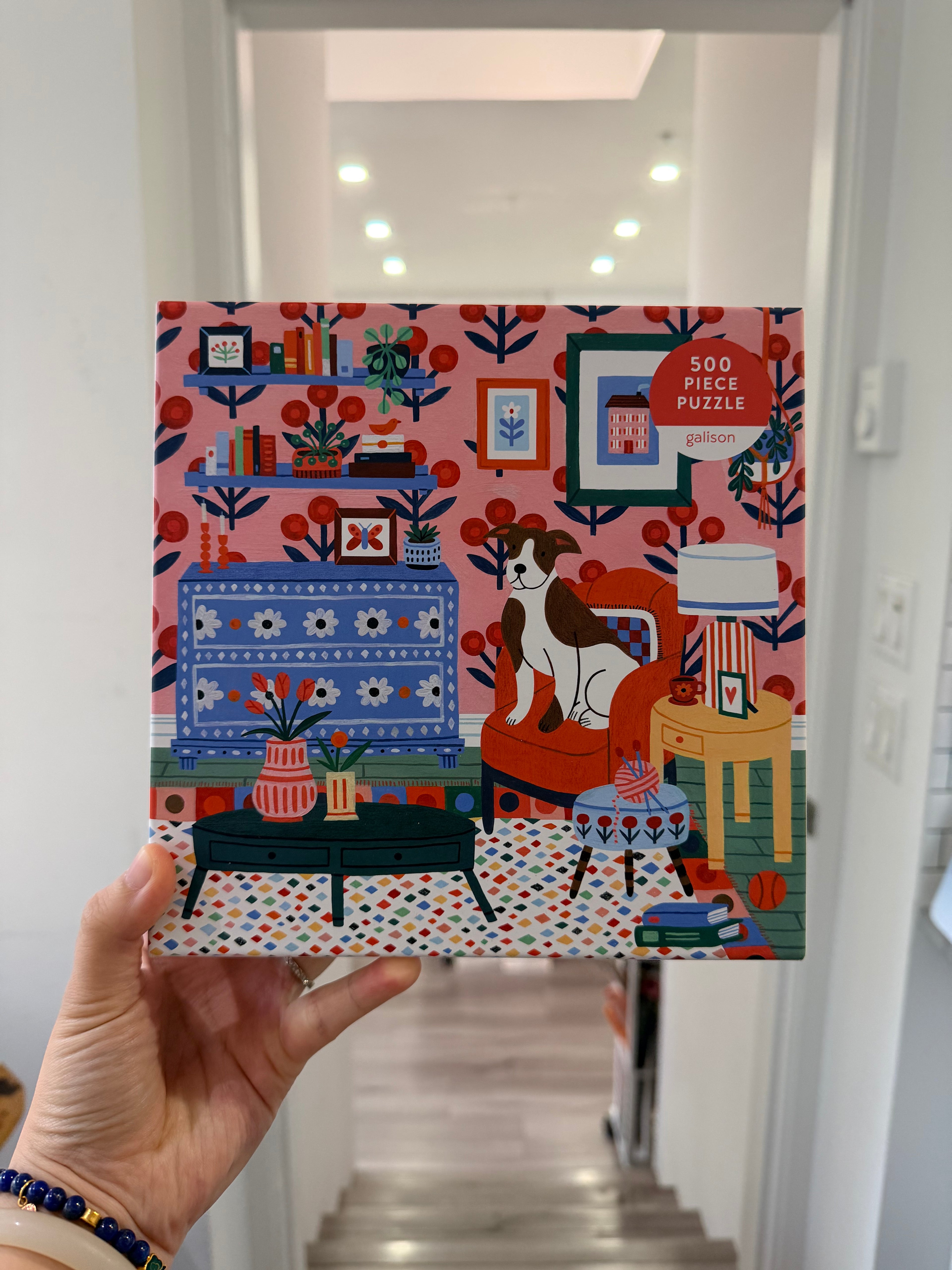 Galison | 500 Pieces | Pattern & Petal Puzzle
