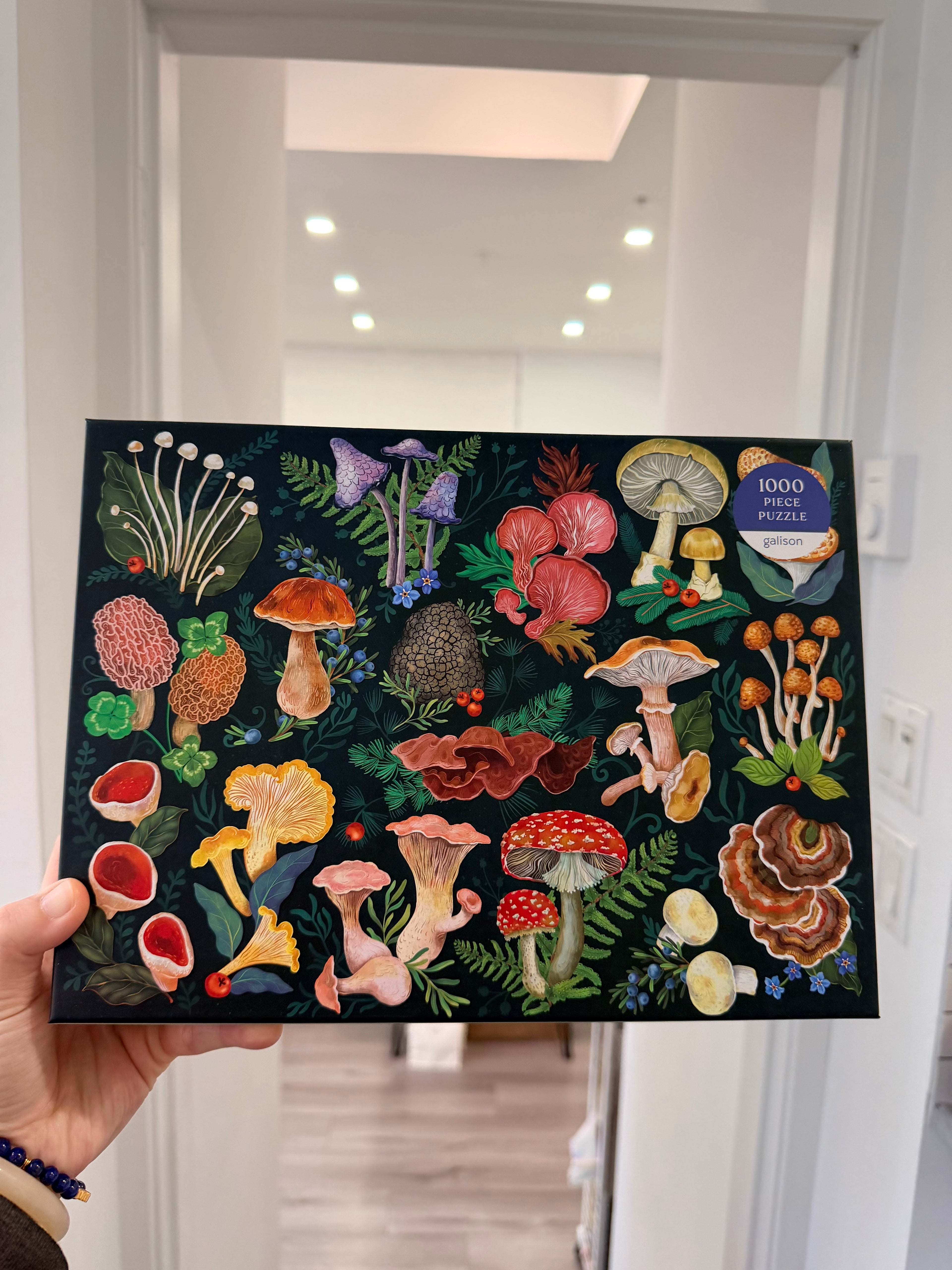 Galison | 1000 Pieces | World of Mushrooms Puzzle