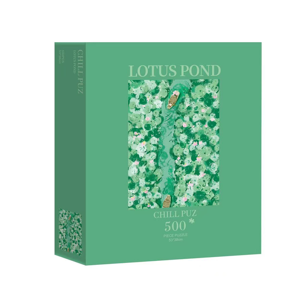Chill Puz | 500 Pieces | Lotus Pond