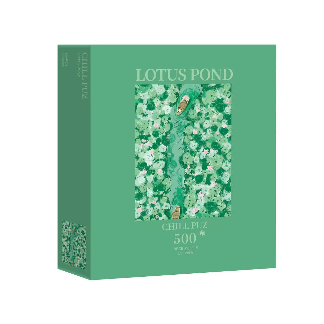 Chill Puz | 500 Pieces | Lotus Pond