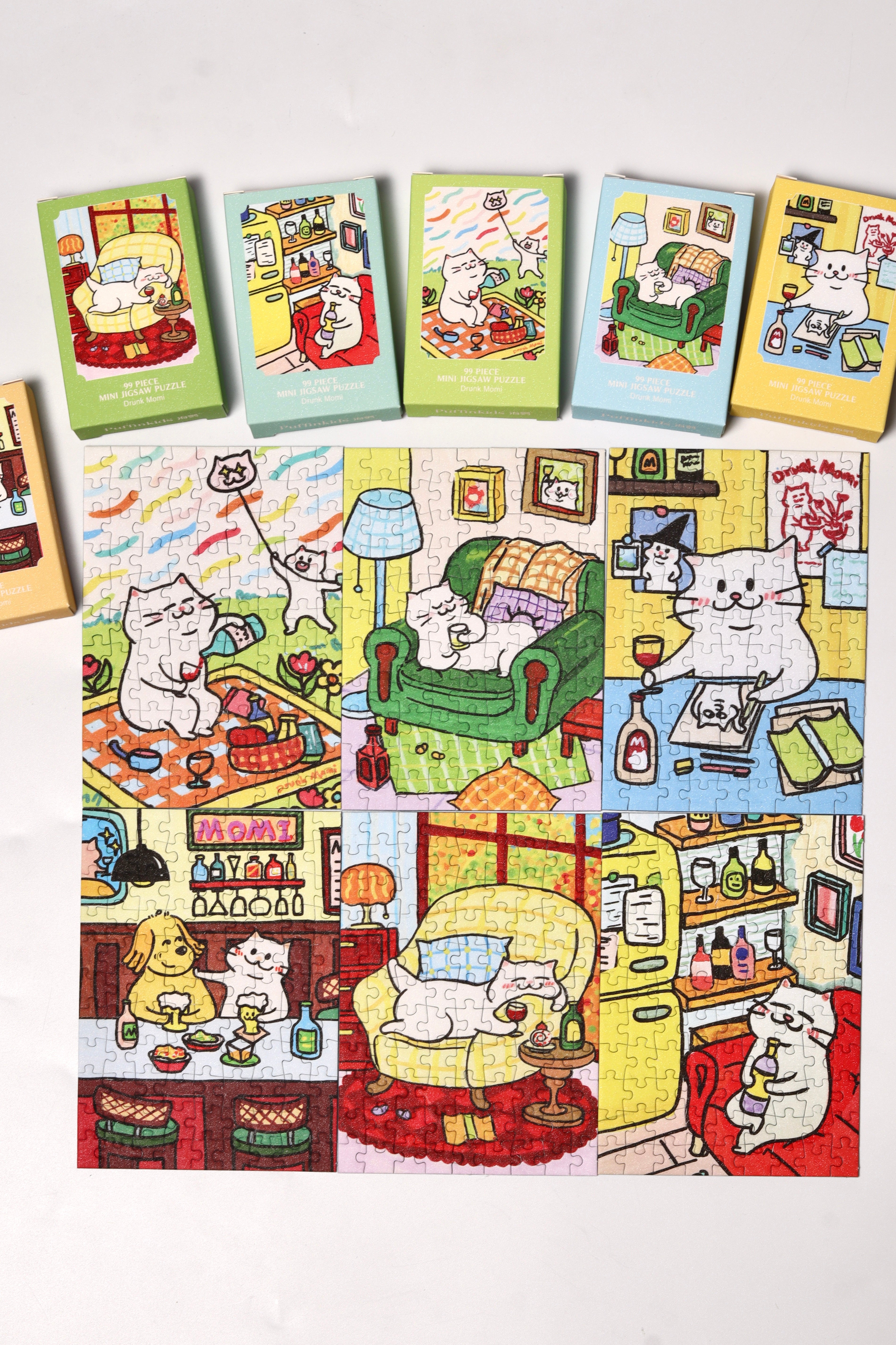PuffinKids | Puzzle Set| Drunk Momi2