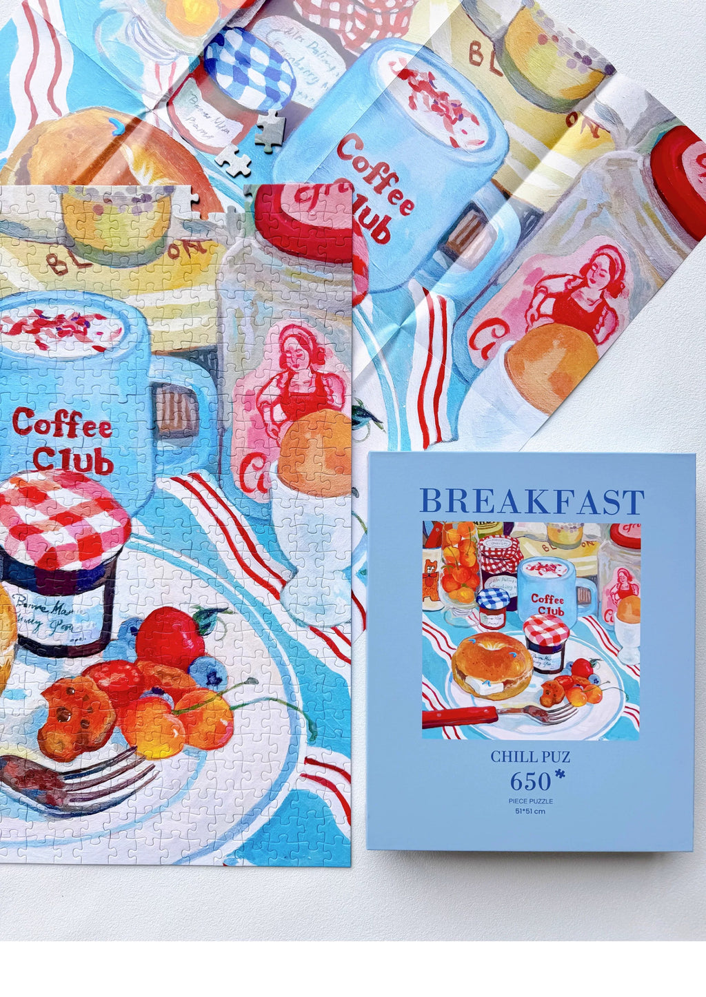 Chill Puz | 650 Pieces | Breakfast