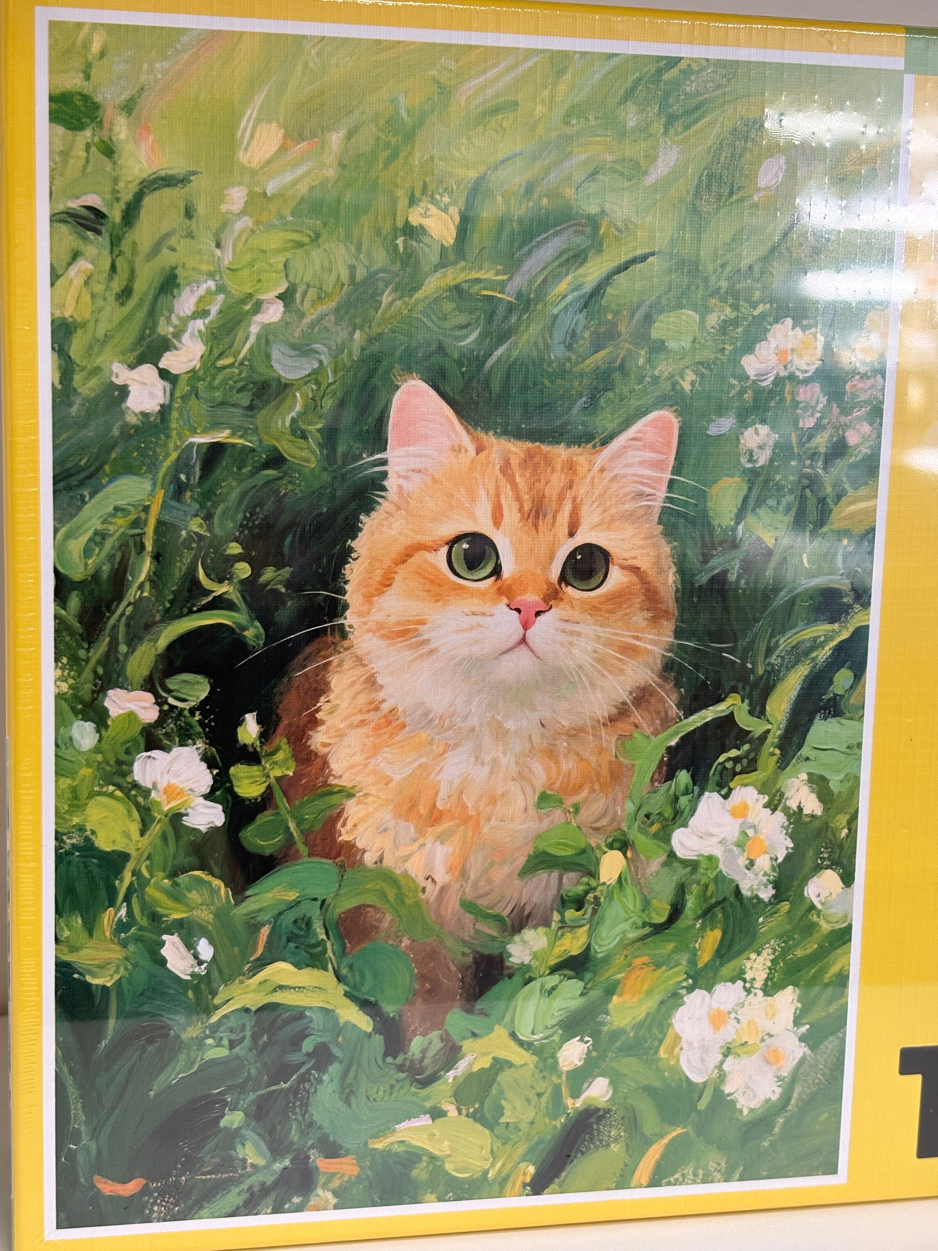 TOI | 500 Pieces | Ginger Cat Among Blossoms 花间胖橘