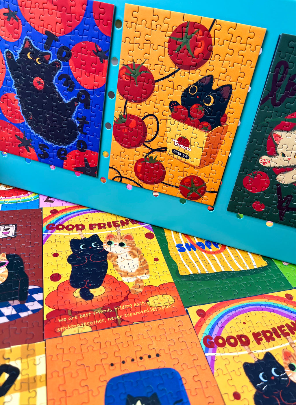 PuffinKids | Puzzle Set |Tomato Kitty