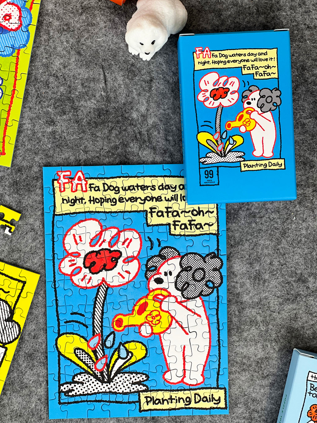 PuffinKids | Puzzle Set | FaFadog’s Blooming Daily
