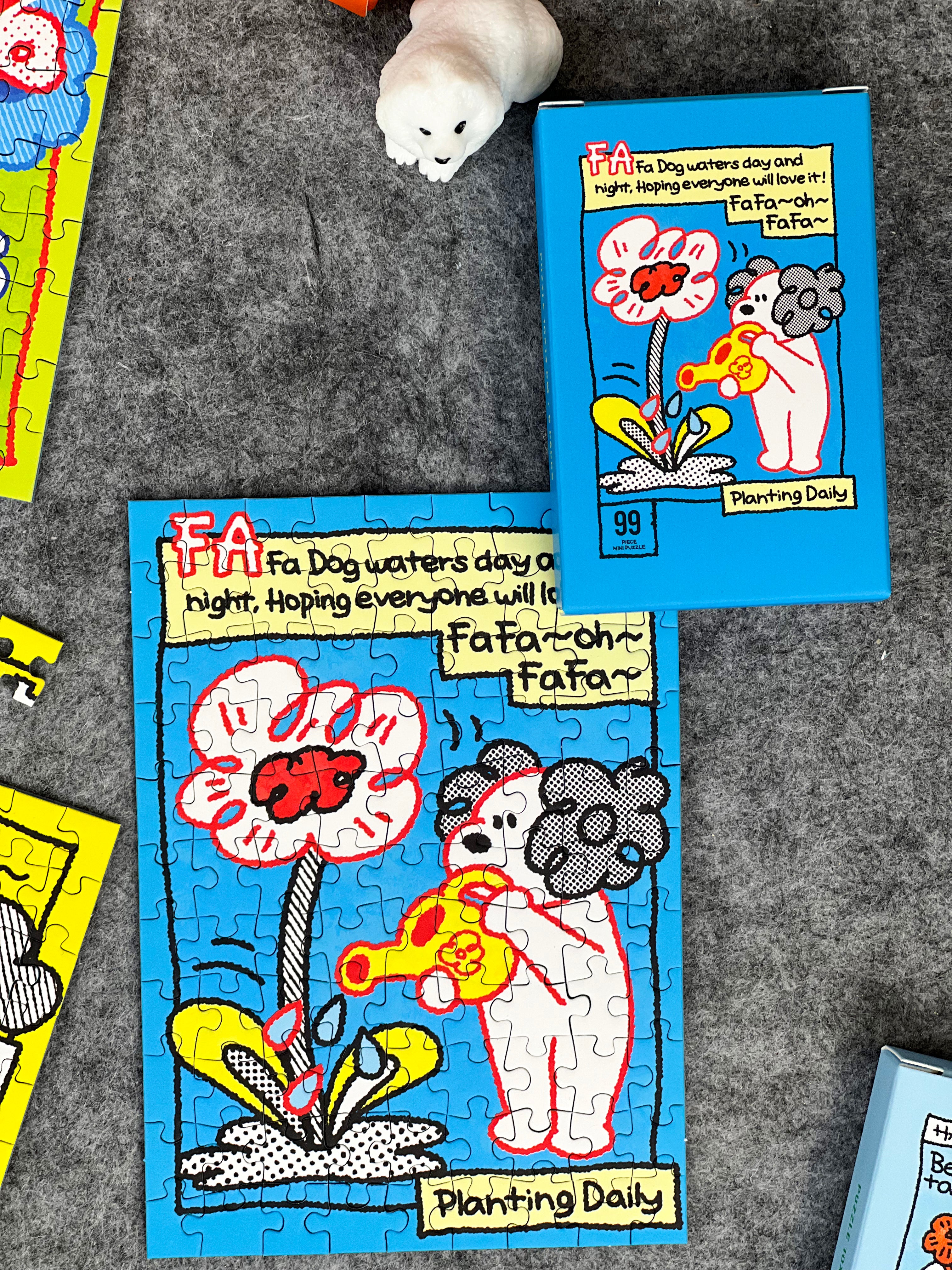 PuffinKids | Puzzle Set | FaFadog’s Blooming Daily