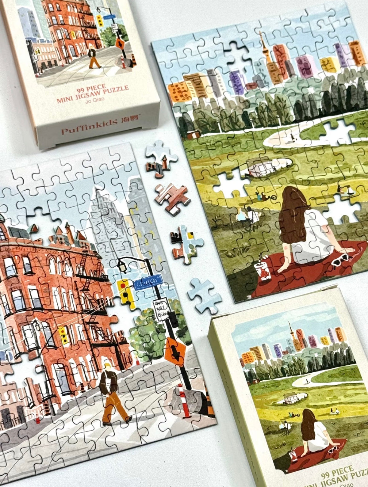PuffinKids | 99 Pcs*6 Puzzle Set | Trip To Toronto 多伦多之旅小拼