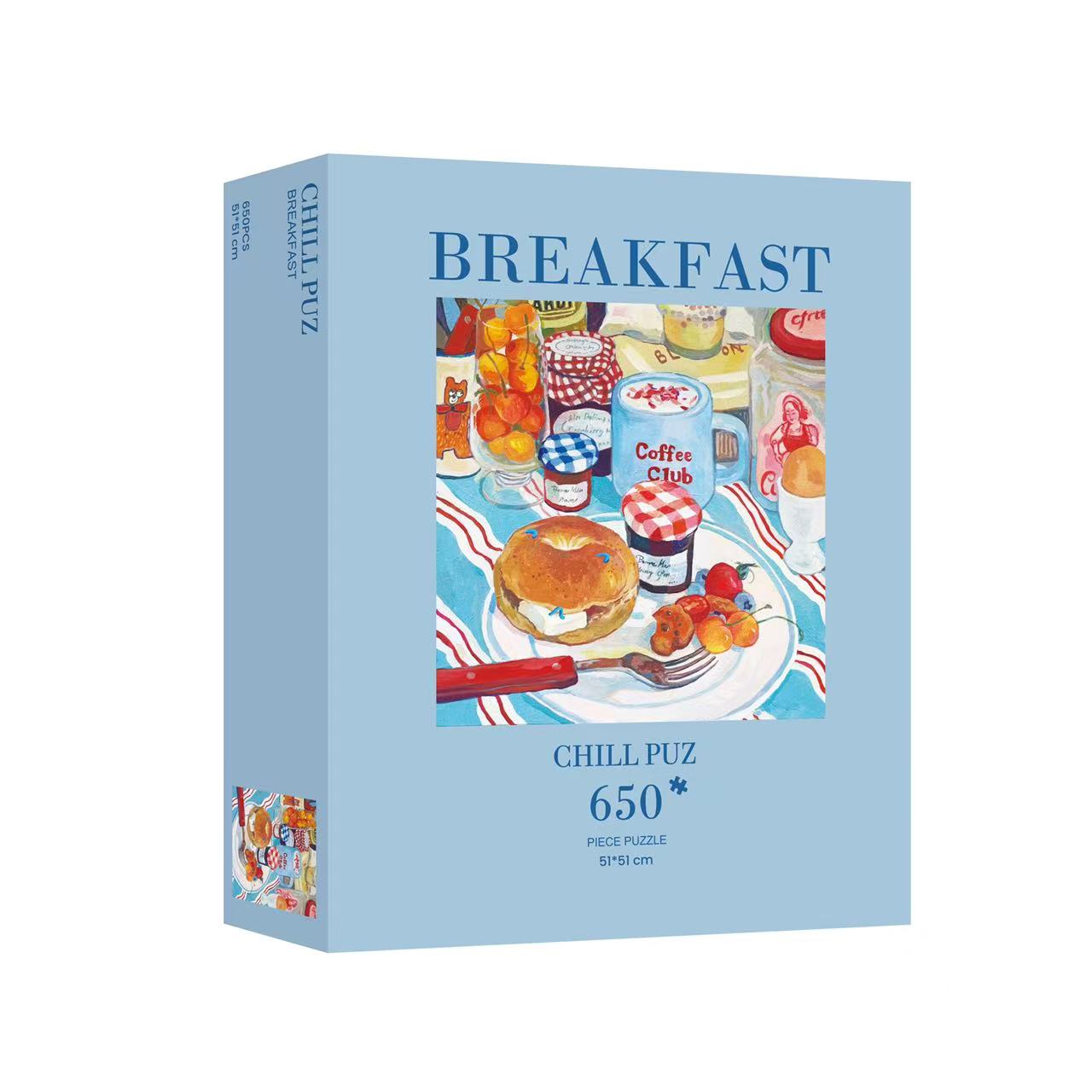 Chill Puz | 650 Pieces | Breakfast