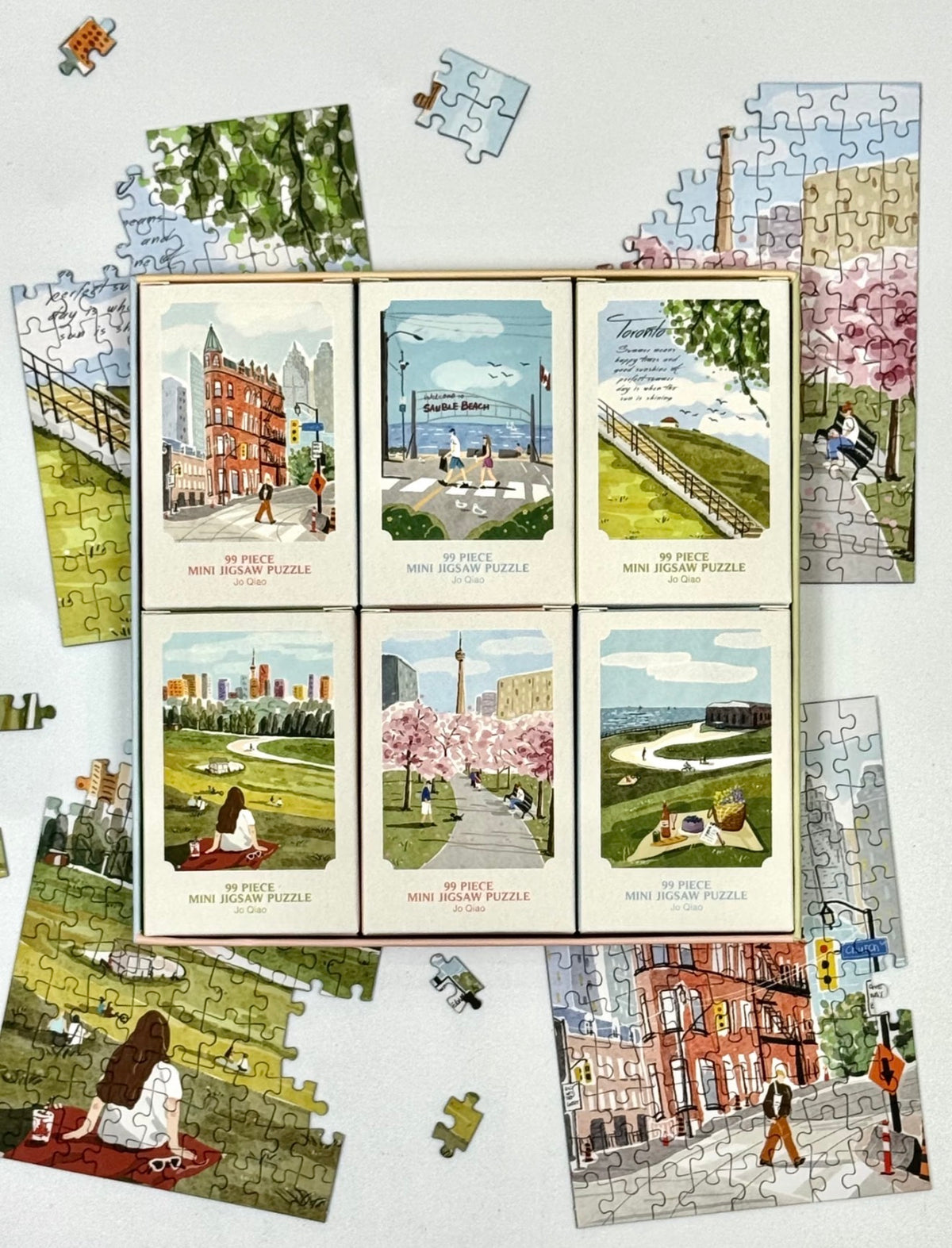 PuffinKids | 99 Pcs*6 Puzzle Set | Trip To Toronto 多伦多之旅小拼