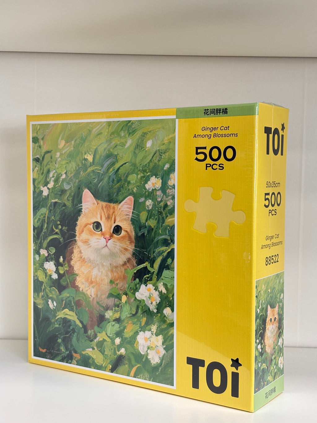 TOI | 500 Pieces | Ginger Cat Among Blossoms 花间胖橘