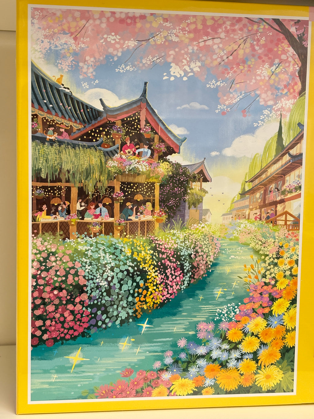 TOI | 1000 Pieces | Spring Blooms Crowd the Stream春日花满溪