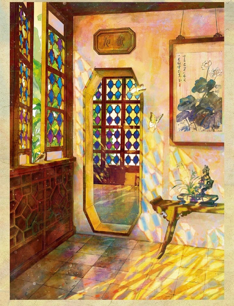TOI | 1000 Pieces | Stained Glass Window-Holographic Finish 琉璃花窗镭射款