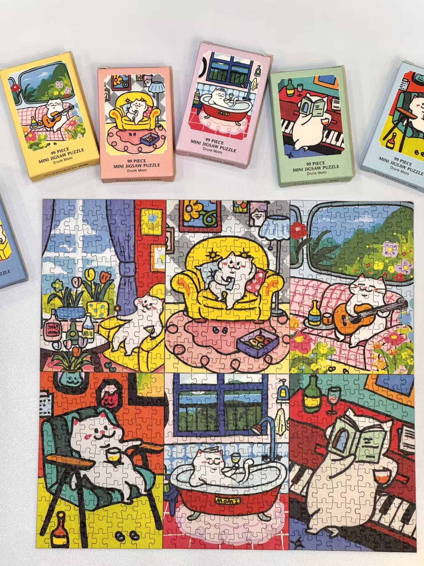 PuffinKids | Puzzle Set| Drunk Momi