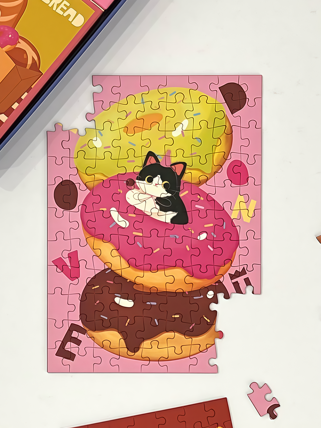 PuffinKids | Puzzle Set | Baking Cat