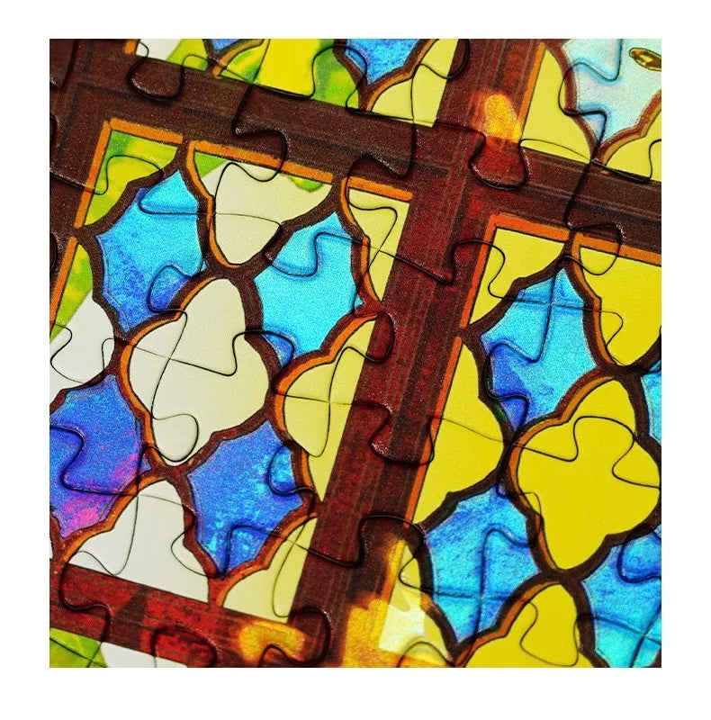 TOI | 1000 Pieces | Stained Glass Window-Holographic Finish 琉璃花窗镭射款