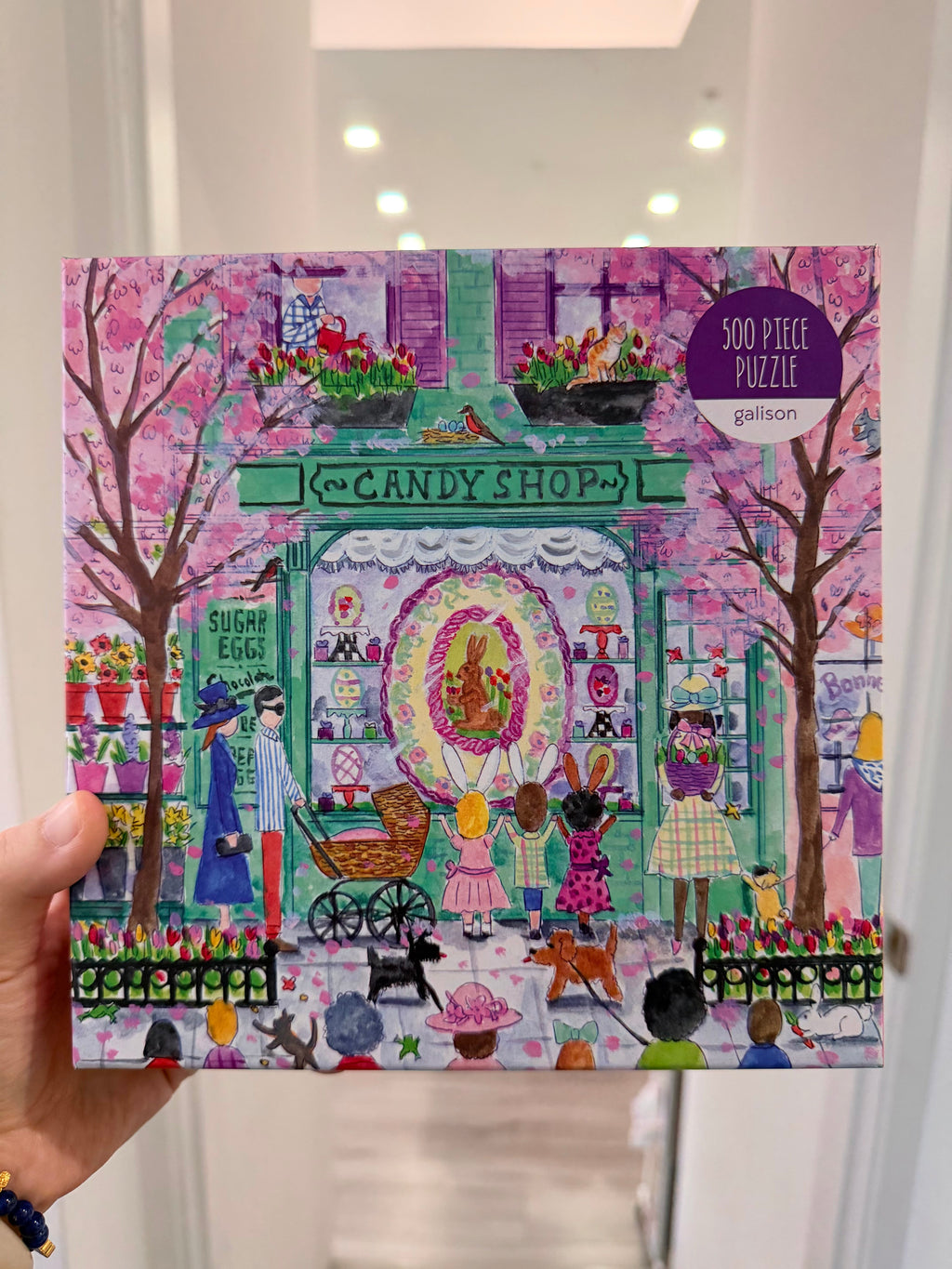 Galison | 500 Pieces | Easter Candy Shop Puzzle