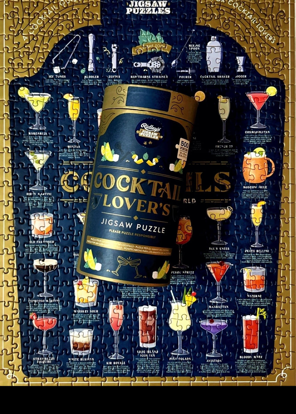 Ridley’s | 500 Piece |Cocktail Lover’s
