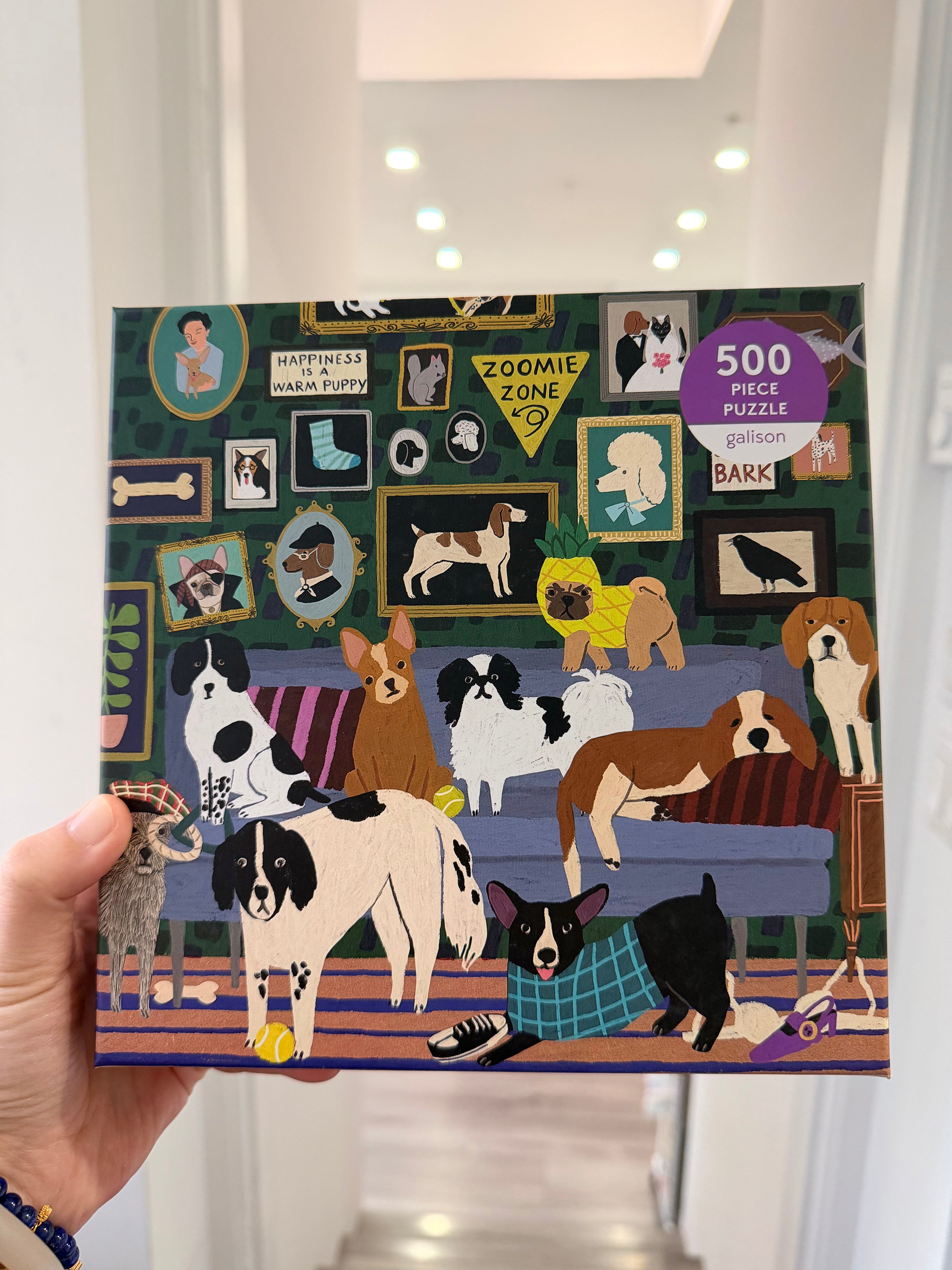 Galison | 500 Pieces | Lounge Dogs Puzzle