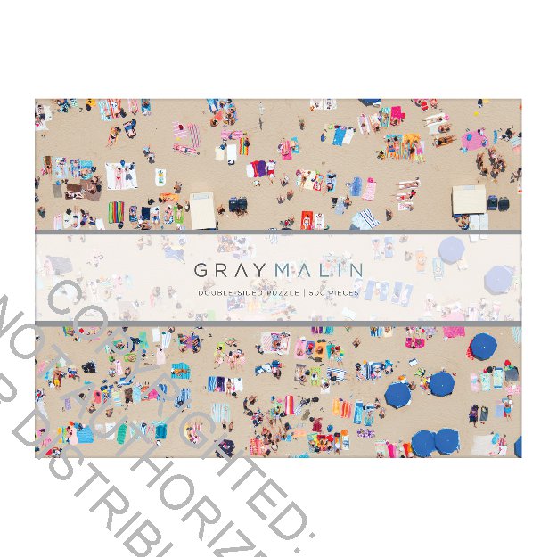 Galison | 500 Pieces | Gray Malin The Beach Double Sided Puzzle