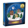 Galison | 500 Pieces | Winter Snow Globe Foil Puzzle