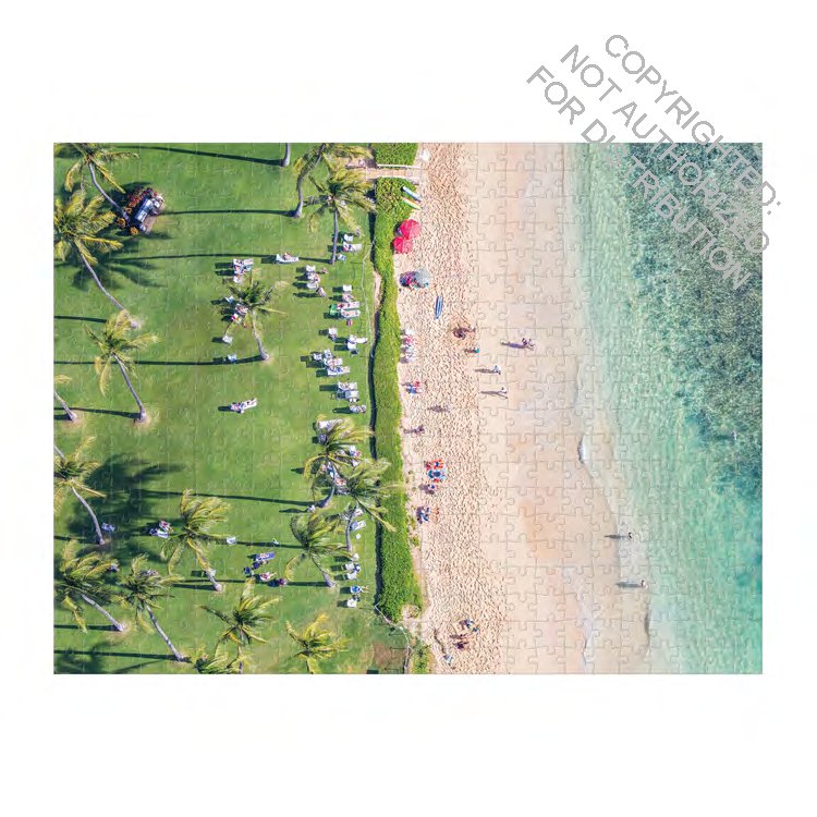 Galison | 500 Pieces | Gray Malin The Hawaii Beach Double Sided Puzzle