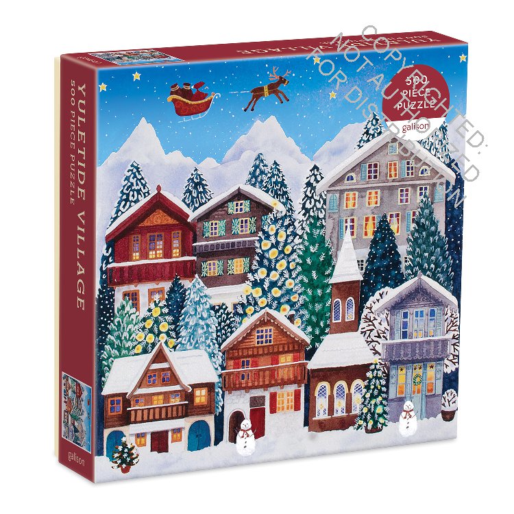Galison | 500 Pieces | Yuletide Village