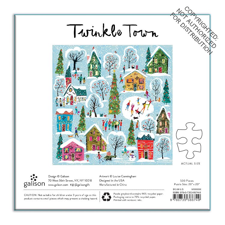 Galison | 500 Pieces | Twinkle Town