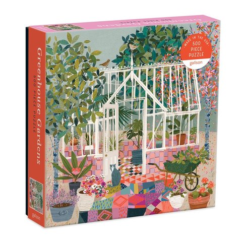 Galison | 500 Pieces | Greenhouse Gardens Puzzle