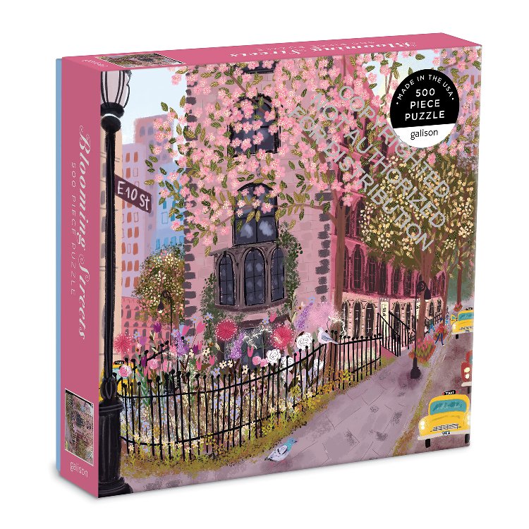 Galison | 500 Pieces | Blooming Streets Puzzle