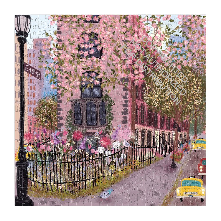 Galison | 500 Pieces | Blooming Streets Puzzle