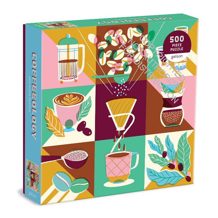 Galison | 500 Pieces | Coffeeology Puzzle