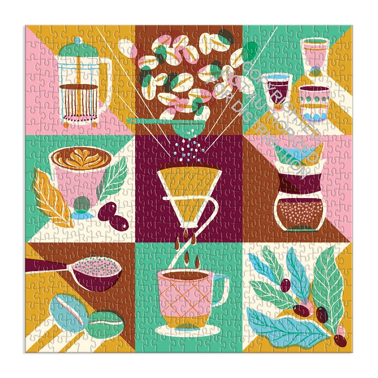 Galison | 500 Pieces | Coffeeology Puzzle