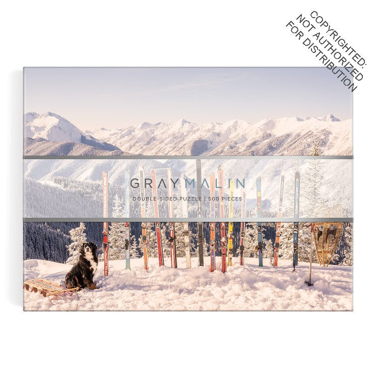 Galison | 500 Pieces | Gray Malin The Winter Holiday Sided Puzzle