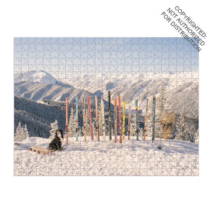 Galison | 500 Pieces | Gray Malin The Winter Holiday Sided Puzzle