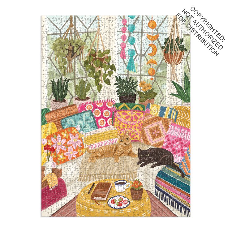 Galison | 1000 Pieces | Serenity Meow Puzzle