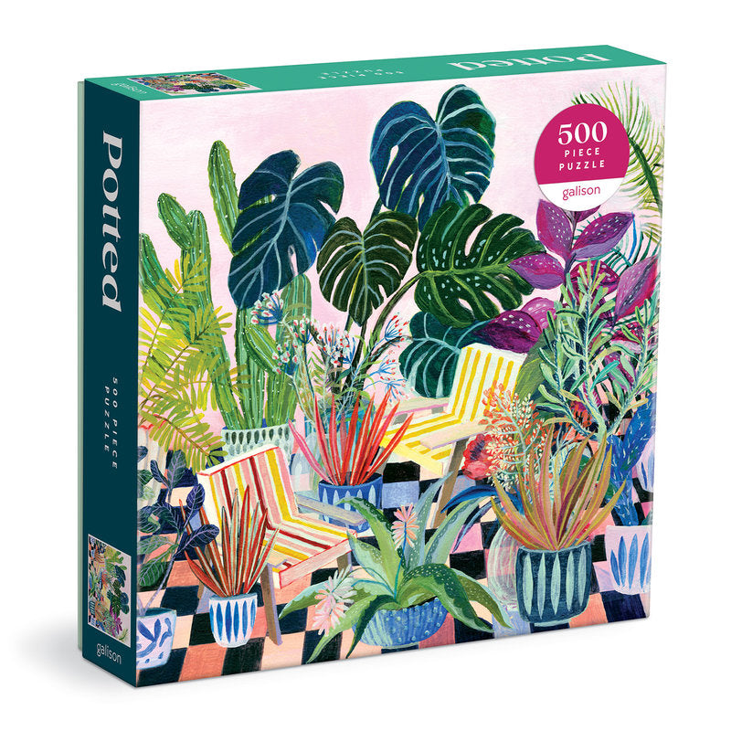 Galison | 500 Pieces | Potted Puzzle
