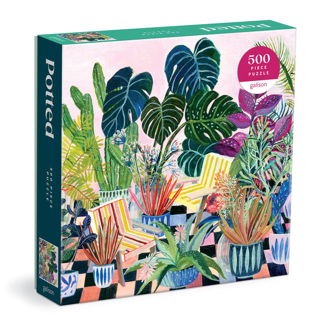 Galison | 500 Pieces | Potted Puzzle